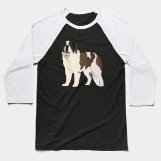 Saint Bernard Dog Baseball T-Shirt